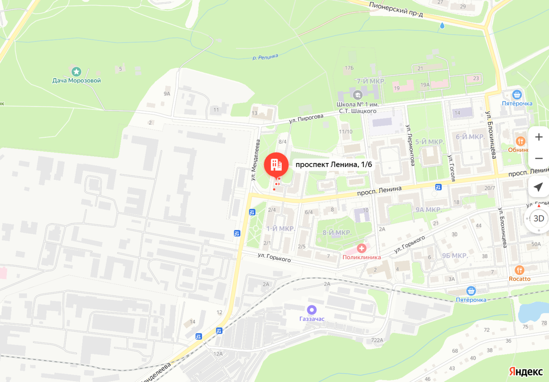 Карта проезда